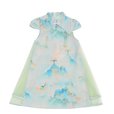 AGLFLIN汉服女童夏装旗袍