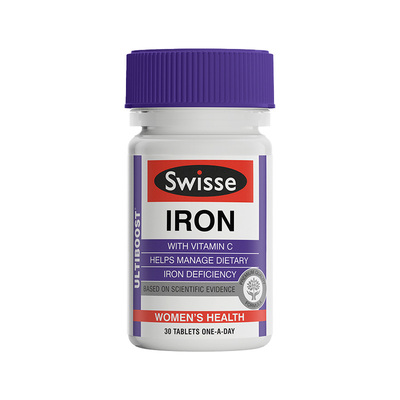 【自营】Swisse 斯维诗养血补铁片 30片