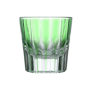 水晶绿星芒杯 璀璨星星中古日式玻璃硝子威士忌杯子 江户切子酒杯