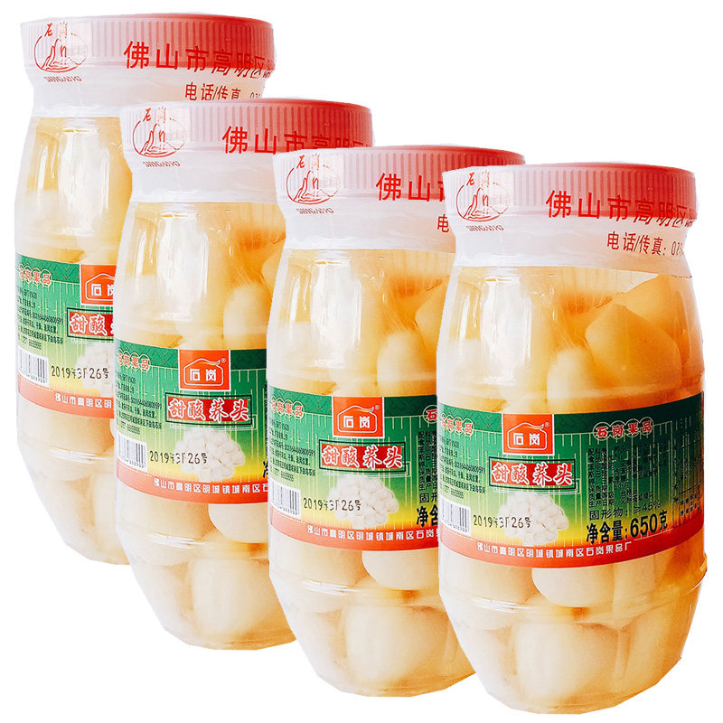 4瓶装包邮石岗甜酸乔茭头荞头