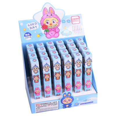labubu拉布布盲盒笔按动中性笔