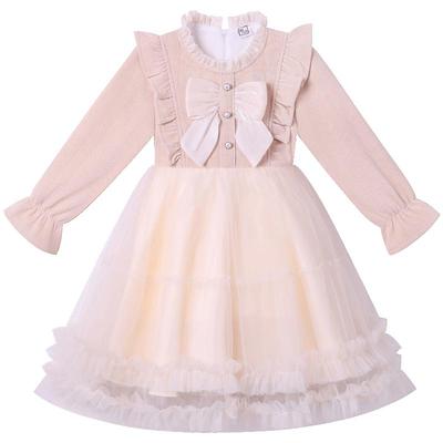 女童秋装连衣裙洋气春秋小女孩2025新款秋冬裙子儿童装公主裙秋季