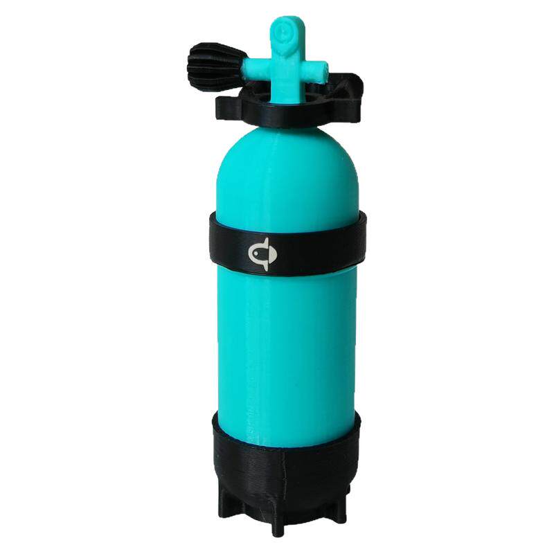 TinyMola潜水气瓶挂件钥匙扣3D打印水肺周边创意礼物潜水员装饰品