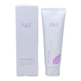 韩国正品AKF紫苏洗面奶清洁毛孔温和补水控油氨基酸深层洁面泡沫