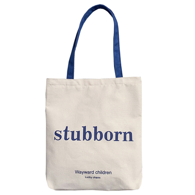 字母韩国原宿日系少女风帆布包