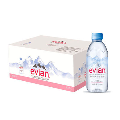 330ml法国进口evian天然矿泉水