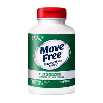 美国MoveFree氨糖软骨素加钙