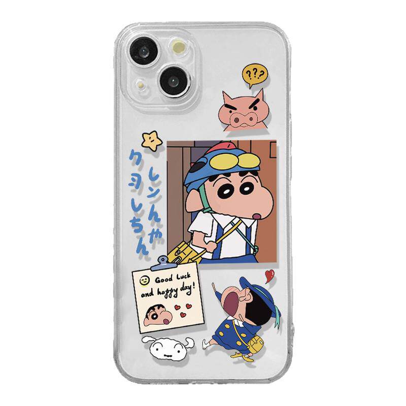适用苹果iPhone16蜡笔小新手机壳15promax新款14pro情侣13pm小爱12mini卡通17air动漫xsm