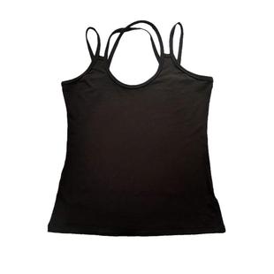 夏季纯棉莫代尔时尚吊带背心女内搭宽松显瘦胖mm性感上衣短款打底