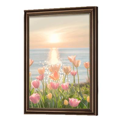 郁金香装饰画客厅挂画2025新款