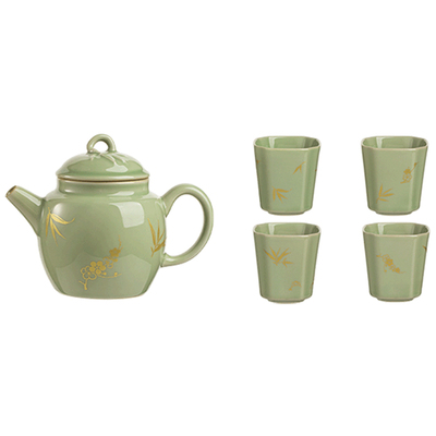 故宫淘宝梅竹双清茶具套装