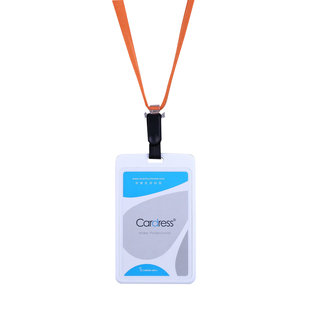 卡德仕cardress严丝合缝工作证卡套带多功能挂夹两用挂绳定制LOGO厂牌员工卡工作牌证件卡套门禁卡胸牌胸卡套