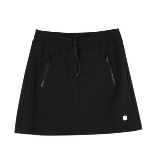 云上生活【澜夜短裙】MIU系雾面空气层a字黑色半身裙2026夏裙子女