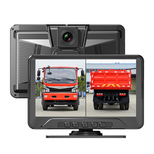 货车行车记录仪前后双录高清夜视二路四路监控24V倒车影像一体机