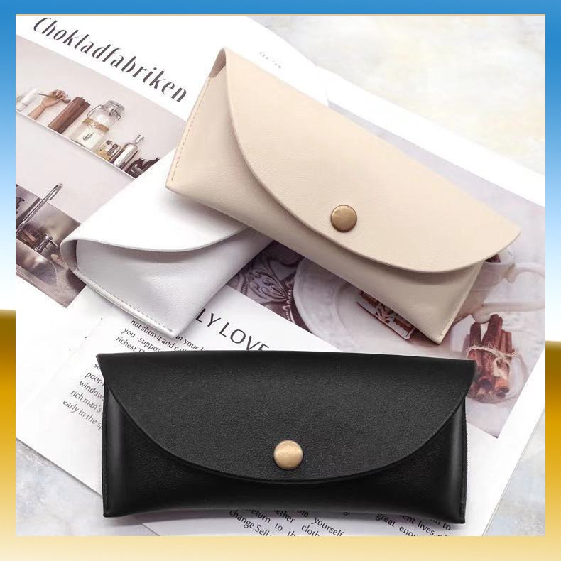 新品 眼镜盒新款皮质墨镜盒防压眼睛盒高级感太阳眼镜盒眼镜收纳