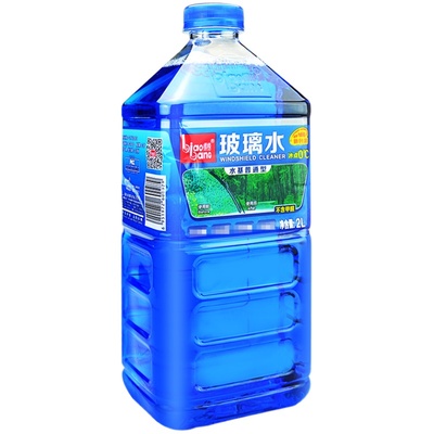 标榜2l防冻玻璃水虫迹去油膜清洁