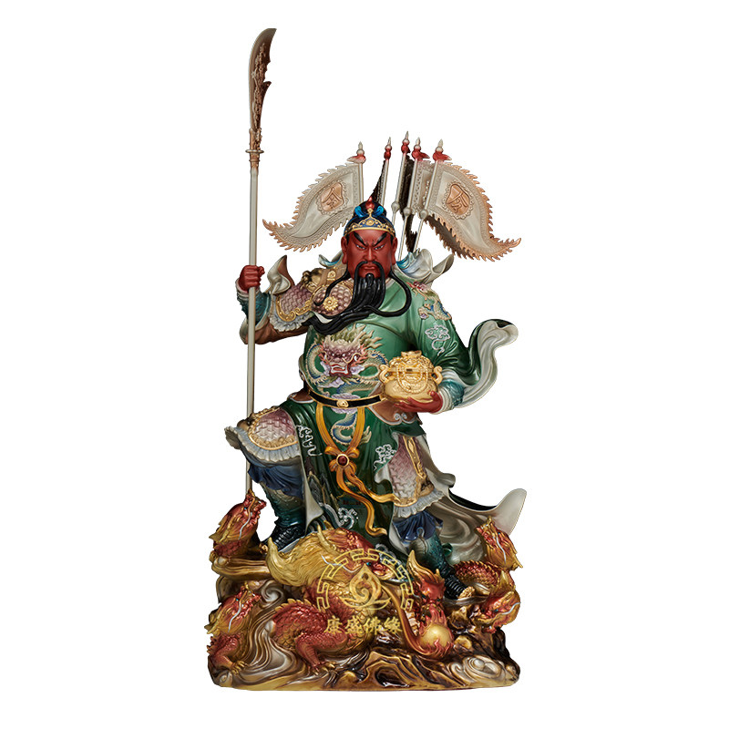 关公武财神招财铜像摆件