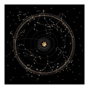 塔luo牌罗牌桌布Tarot推牌绒布垫子月亮神秘祭坛布桌布