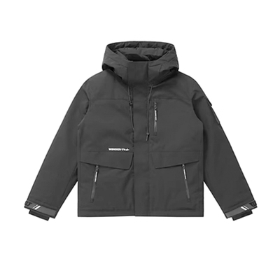 太平鸟男装2023年冬季新款男士连帽潮流时尚羽绒服外套BWACD4107