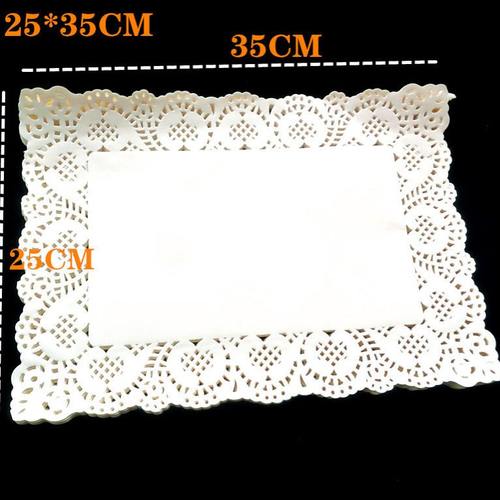 花底纸长方形吸油纸厨房纸花纸通餐盘纸垫纸蛋糕油炸商用垫纸花边