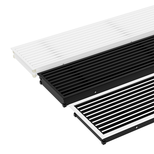 abs中央空调出风口格栅加长面板装饰新风进回风百叶窗风管机网罩