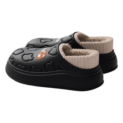 防水棉拖鞋男款秋冬季加绒加厚