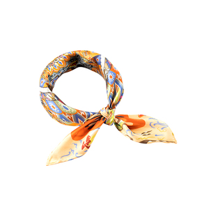 敦煌研究院 乐舞飞天莲花丝巾 博物馆文创礼品生日礼物送老婆实用