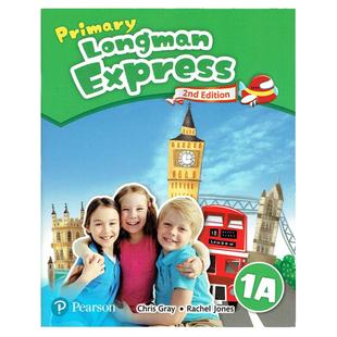 培生新版香港朗文小学英语教材Primary Longman Express 1A课本练习册全套五本第二版朗文快车PLE原版少儿英语哒哒哒英语123456A/B