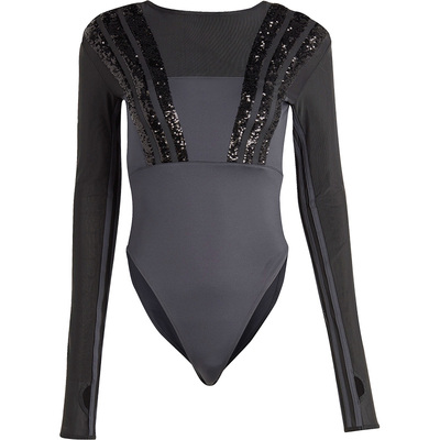 Adidas/阿迪达斯正品三叶草新款亮片女子运动连身衣HR3417