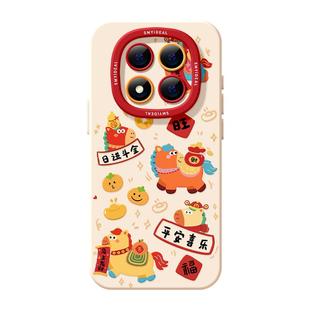 适用红米note15pro手机壳女款note14保护套小米红色note11pro硅胶防摔13por+全包redmi新年12turbo软喜乐马年