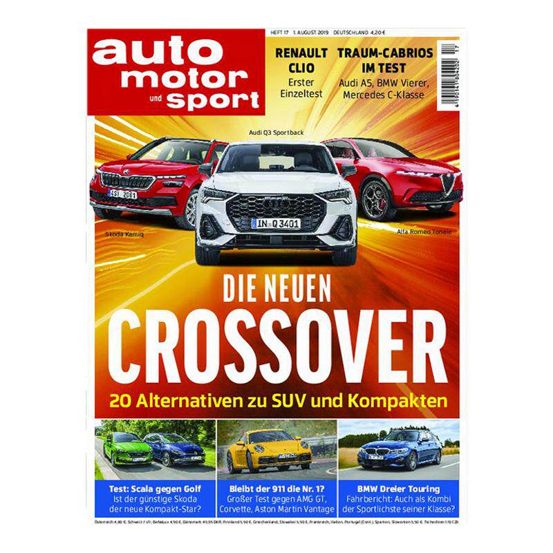 【订阅】 auto motor und sport 汽车时尚杂志 德国德语版 年订26期 D667