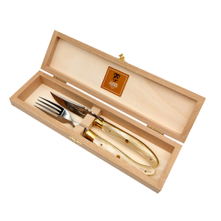 claude dozorme狼头牌牛排刀叉套装法国进口拉吉奥乐西餐牛扒餐具