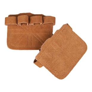 引体向上手套护手垫牛皮护掌吊单杠防起茧健身防滑半指撸铁防脱手