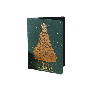 圣诞贺卡英文烫金高级感立体diy麋鹿雪花圣诞树老人送女友merry christmas圣诞节儿童礼物留言卡祝福感谢卡片