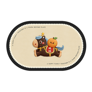 浴室地垫2026新款马年卫生间脚垫洗手间厕所专用防滑垫吸水卫浴垫