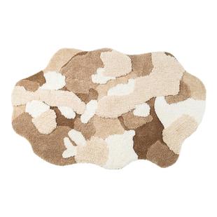 地毯女孩卧室床边毯儿童地垫异形长条轻奢苔藓可机洗温馨房间布置