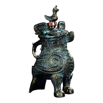 景德镇仿青铜仿古陶瓷酒瓶密封好