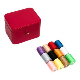 针线收纳盒包结婚嫁妆陪嫁家用实用高质量高档新款套装红色超大号