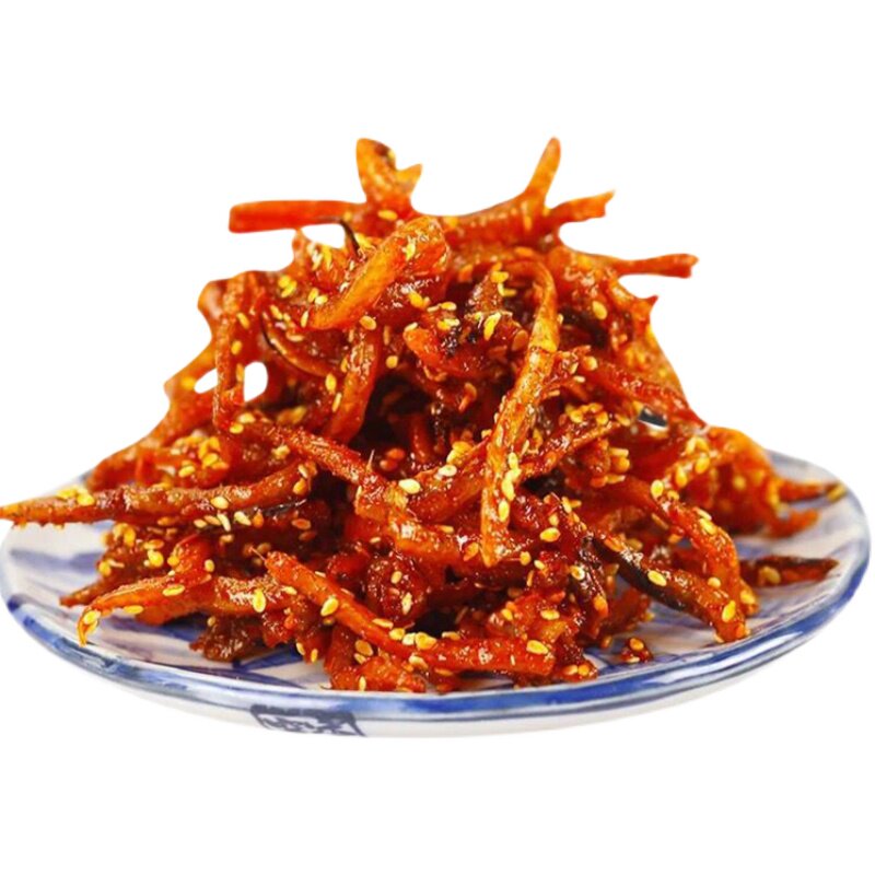 宁波鳗鱼丝蜜汁香辣味500g零食