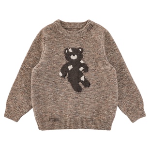幼悠男童加厚加密针织毛衣2025冬季儿童软软糯糯时髦百搭休闲上衣