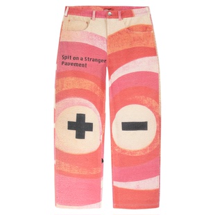 DBD WH LocallyDawgs 《Spit on a Stranger》印花宽松牛仔裤