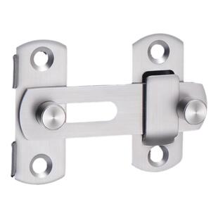 门锁卡扣免打孔卫生间推拉门锁插销防盗房门移门锁扣厕所搭扣门栓