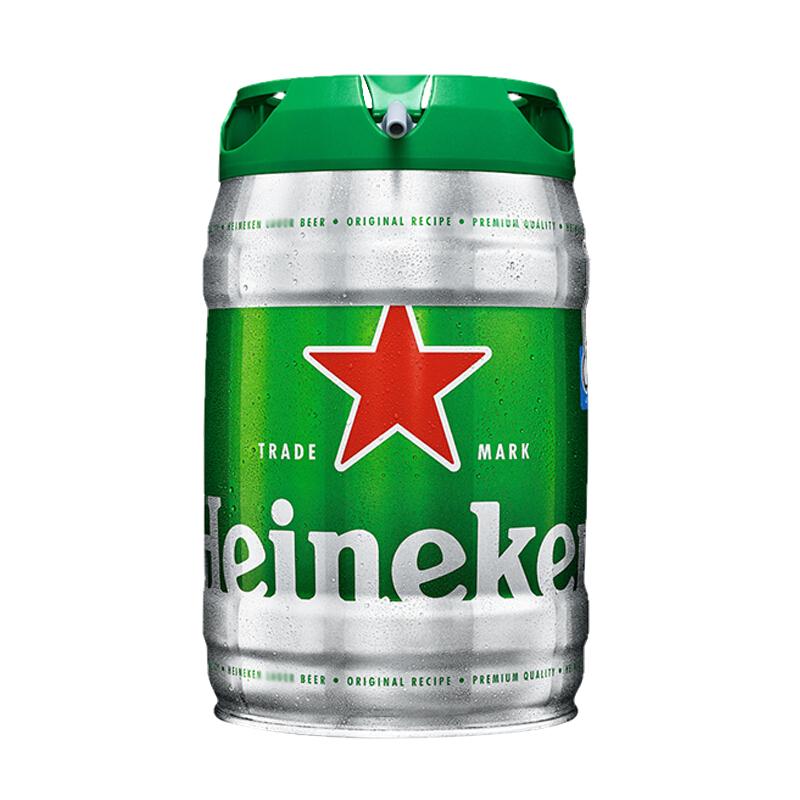 荷兰原装进口喜力啤酒铁金刚5L