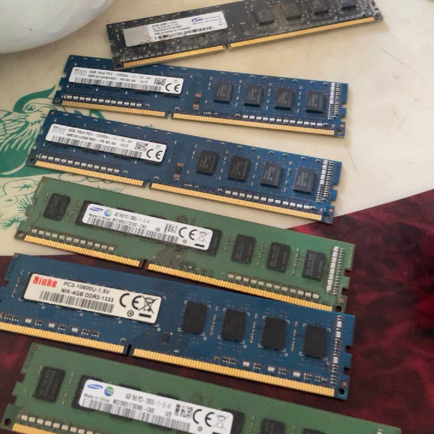 【议价-可维修】内存条4GB有、海利士、Team、纽科、金士顿、全部