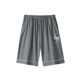 睡裤男士夏季纯棉短裤薄款夏天男款居家休闲五分裤夏款空调家居裤