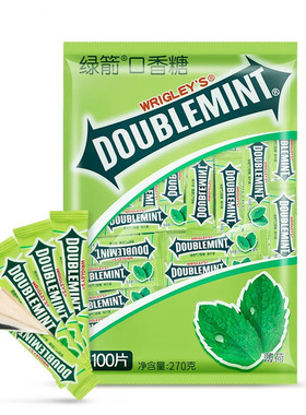 绿箭益达口香糖100片薄荷糖