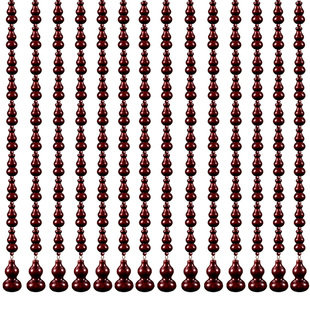 全桃木葫芦门帘珠帘隔断化解门对门玄关客厅厕所卧室家用帘免打孔