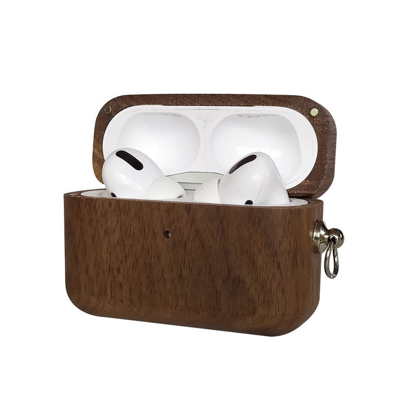 来图定制适用AirPods4木质保护壳自定义蓝牙耳机壳AirPodsPro2适用苹果AirPods系列蓝牙耳机壳免费定制
