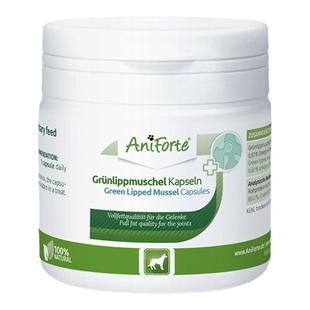 德国AniForte宠物猫犬关节肌腱修复润滑软骨绿唇贻贝胶囊补充剂