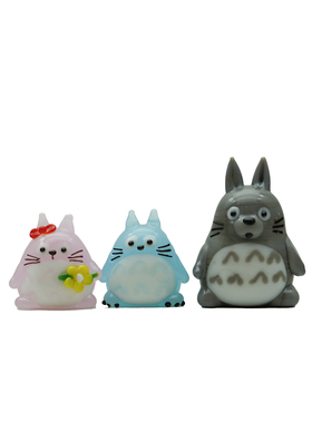 琉璃手作龙猫车载桌面摆件礼物